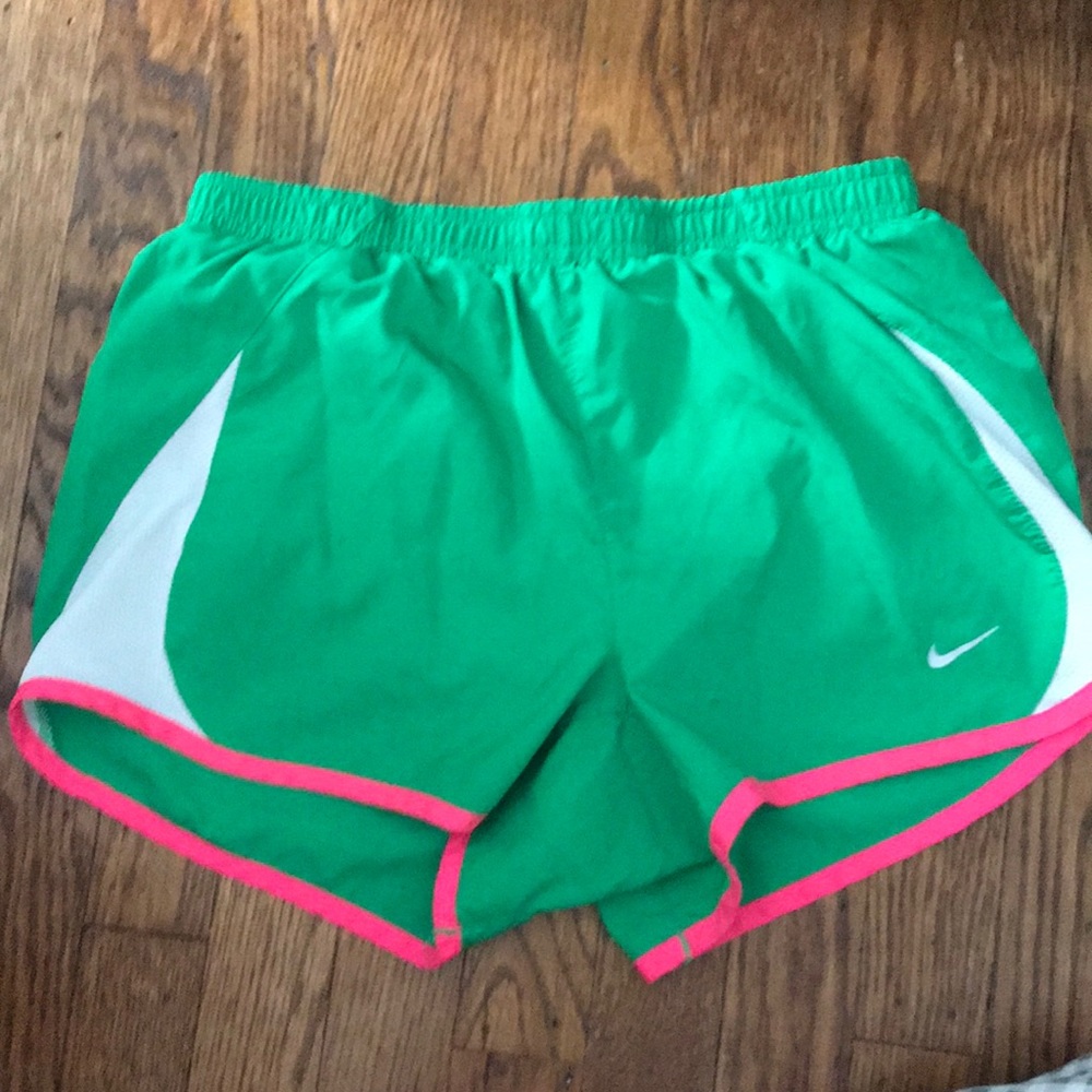 Green Nike Running Shorts